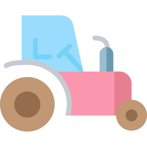 Tractor SBTS2018 Flat icon