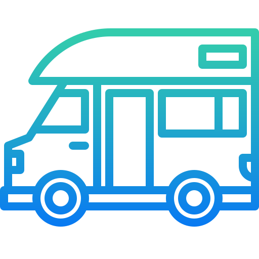 autocaravana Winnievizence Outline gradient icono