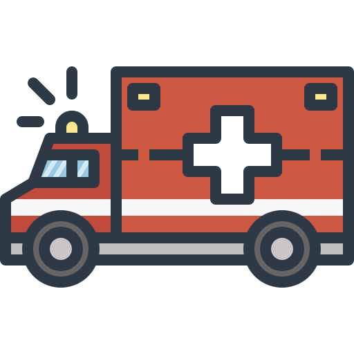ambulance Winnievizence Lineal color Icône