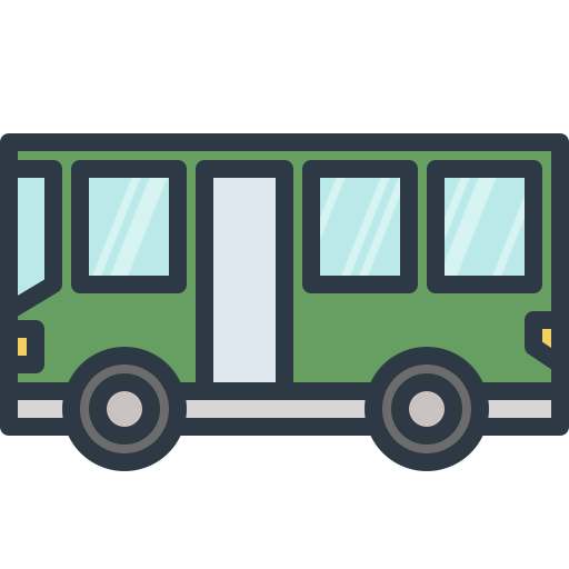 autobus Winnievizence Lineal color icona