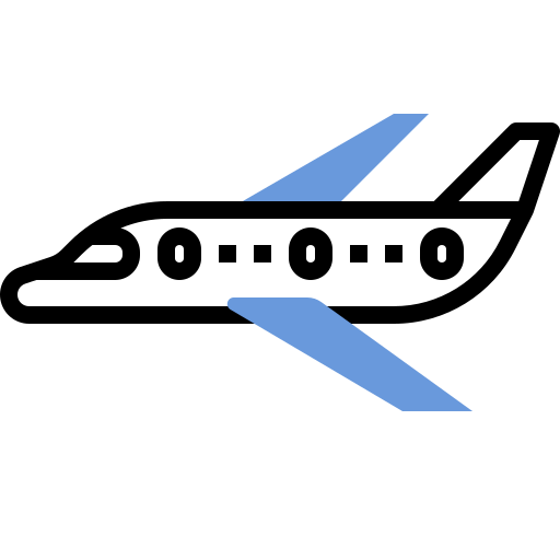 비행기 Winnievizence Blue icon