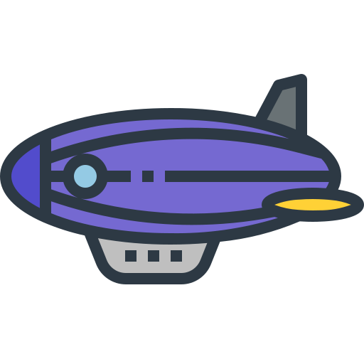 Dirigible Winnievizence Lineal color icon