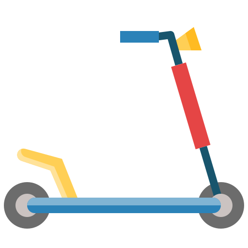 Scooter Winnievizence Flat icon