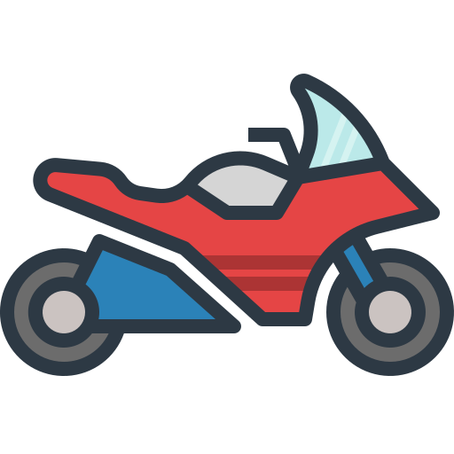 Motorcycle Winnievizence Lineal color icon