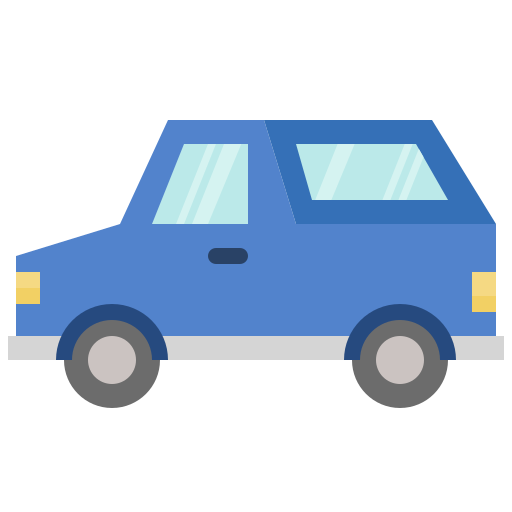 samochód terenowy Winnievizence Flat ikona