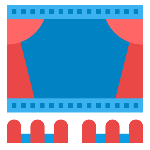theater Generic Flat icoon