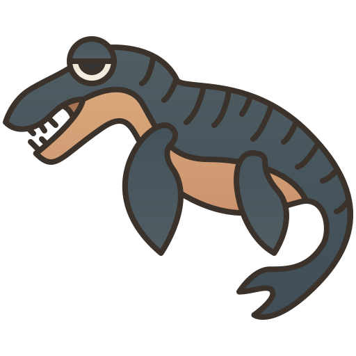 Dinosaur Amethys Design Lineal Color icon
