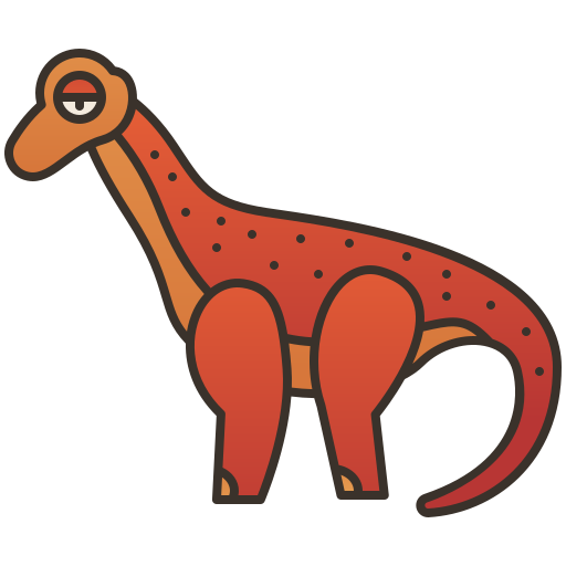 dinosaurio Amethys Design Lineal Color icono