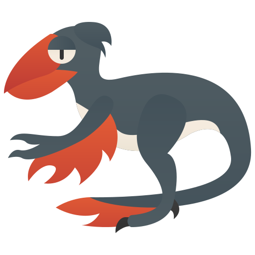 恐竜 Amethys Design Flat icon