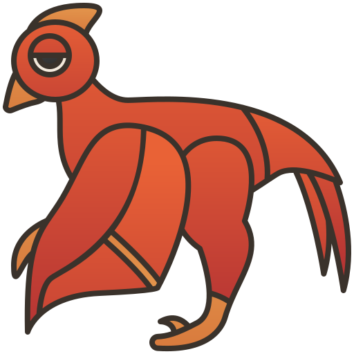 Dinosaur Amethys Design Lineal Color icon