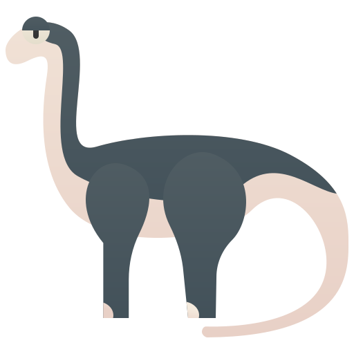 dinosauro Amethys Design Flat icona