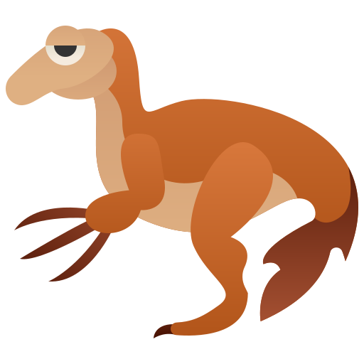 dinosaure Amethys Design Flat Icône