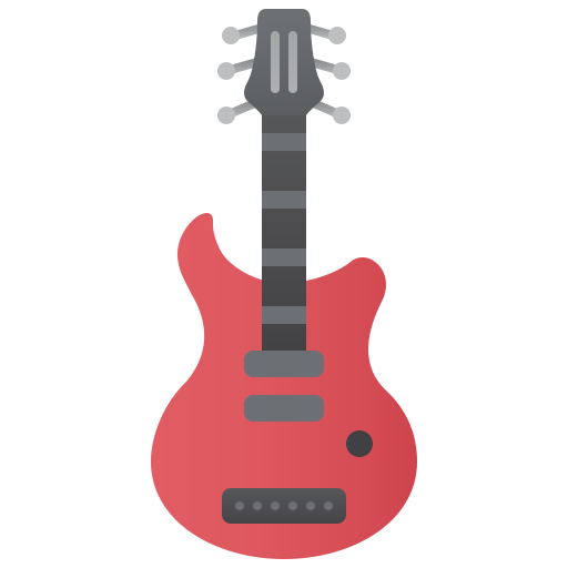 Guitar Amethys Design Flat icon