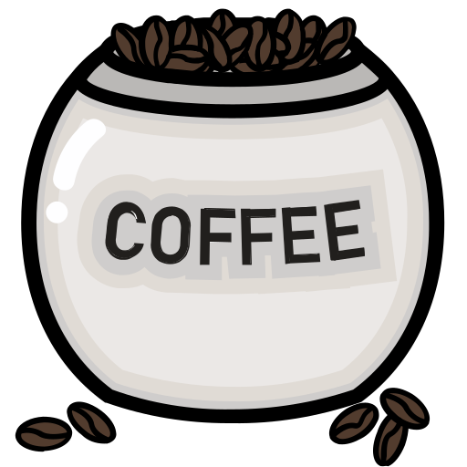 granos de café Generic Outline Color icono