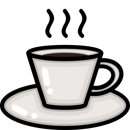 taza de café Generic Outline Color icono