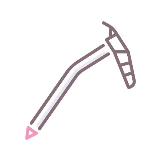 Ice axe Flaticons Lineal Color icon