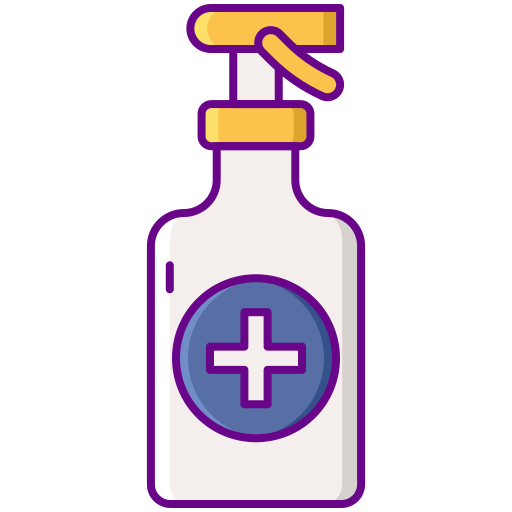 Disinfectant Flaticons Lineal Color icon