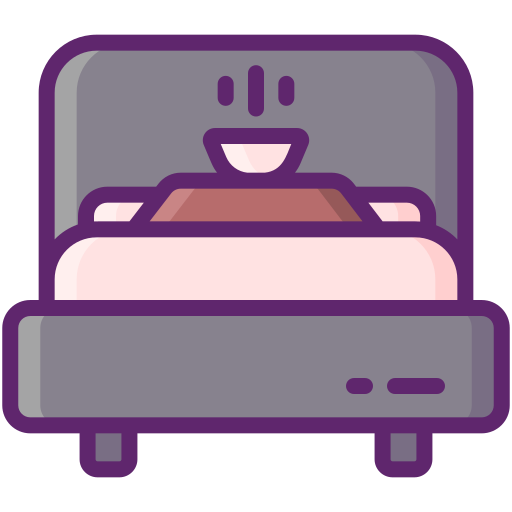 bed and breakfast Flaticons Lineal Color icoon
