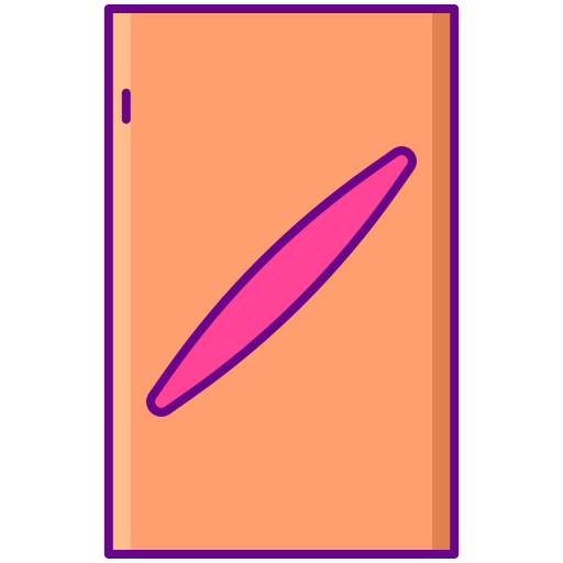 blizna Flaticons Lineal Color ikona