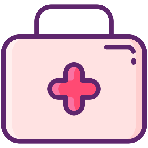 First aid kit Flaticons Lineal Color icon