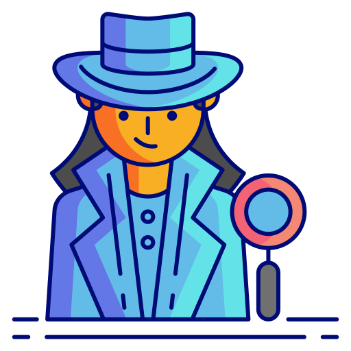 Detective Flaticons Lineal Color icon