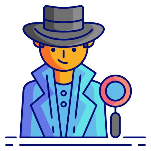 detective Flaticons Lineal Color icona