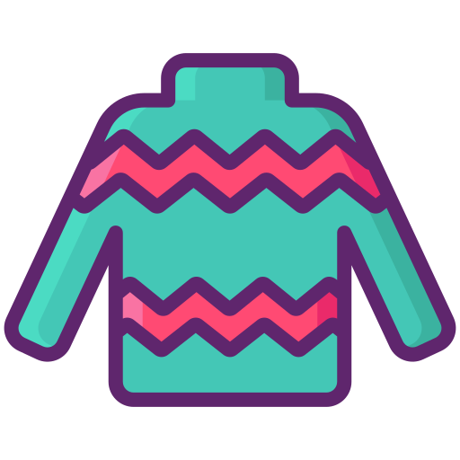 セーター Flaticons Lineal Color icon