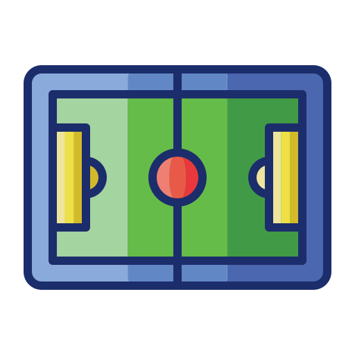 stadion Flaticons Lineal Color icon