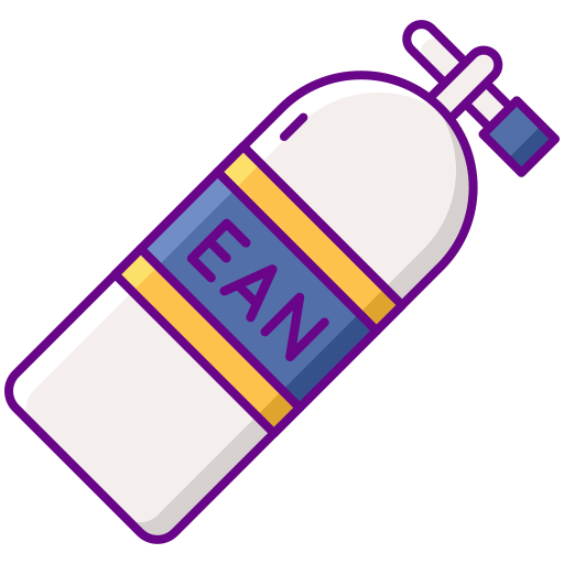 Oxygen tank Flaticons Lineal Color icon