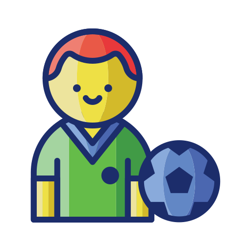 jugador Flaticons Lineal Color icono