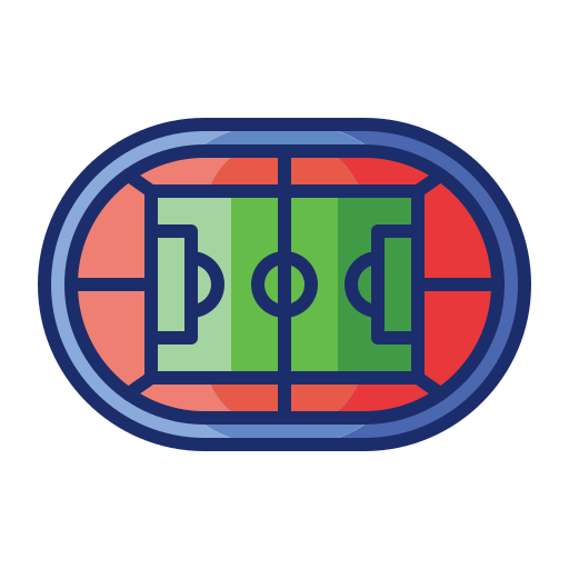 Stadium Flaticons Lineal Color icon