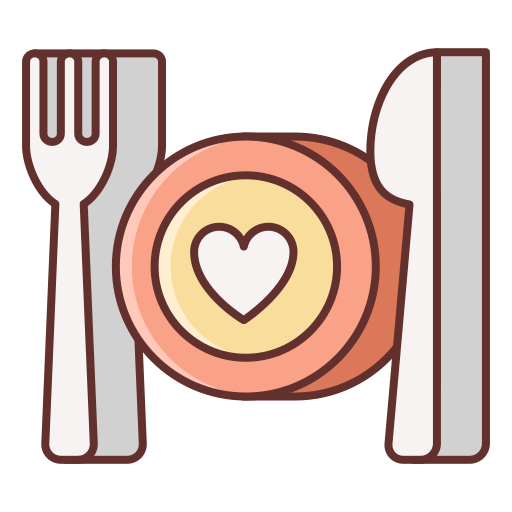 diner Flaticons Lineal Color icoon