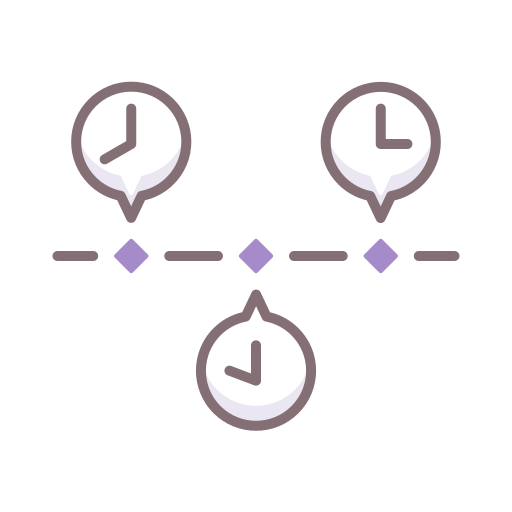 cronograma Flaticons Lineal Color icono