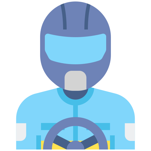 racer Flaticons Flat icoon
