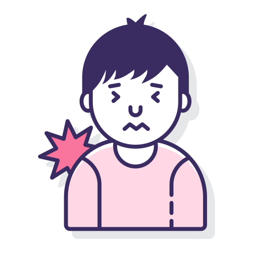 고통 Flaticons Lineal Color icon