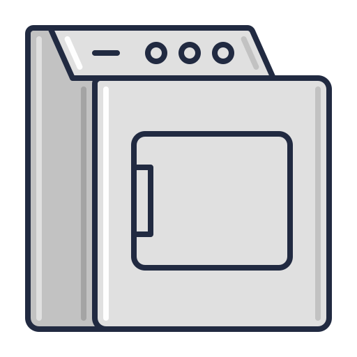 Dryer Flaticons Lineal Color icon