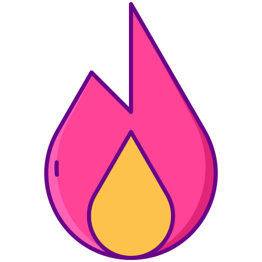 fuego Flaticons Lineal Color icono