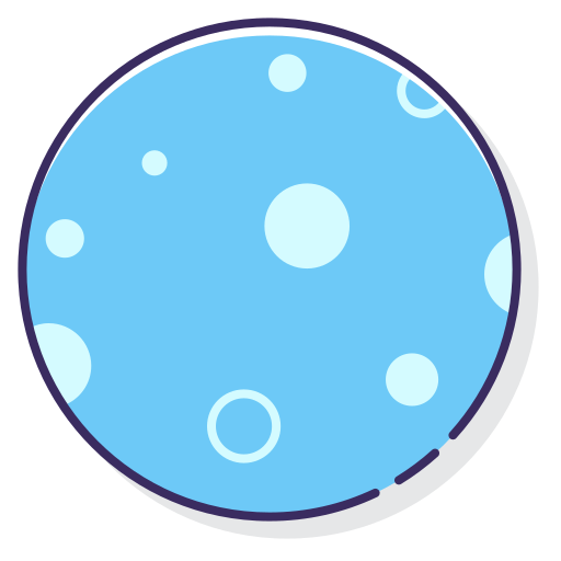 달 Flaticons Lineal Color icon