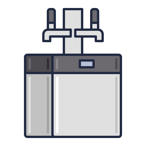 kegerator Flaticons Lineal Color icon