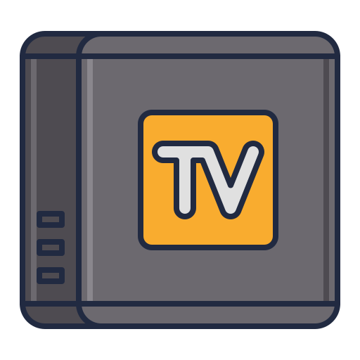 tv-box Flaticons Lineal Color icon