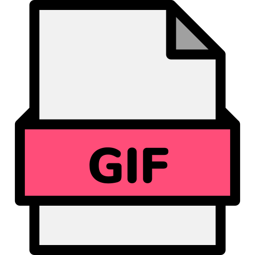 Gif file Generic Outline Color icon
