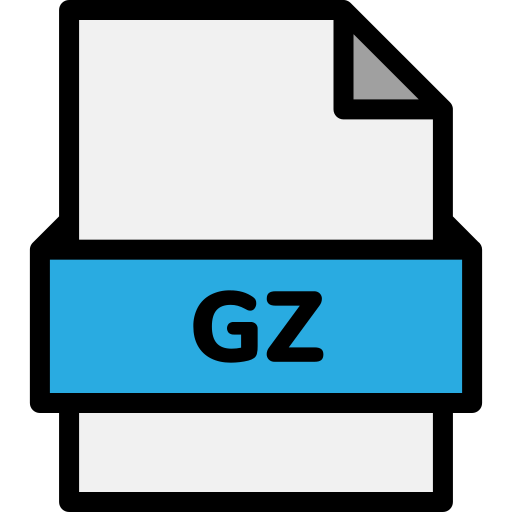fichier gz Generic Outline Color Icône