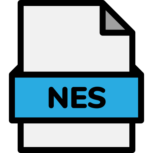nes datei Generic Outline Color icon