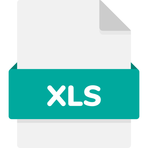 xls 파일 Generic Flat icon