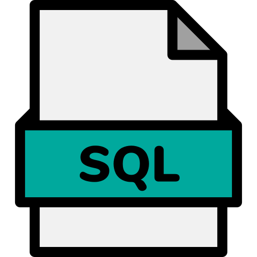 sql 파일 Generic Outline Color icon