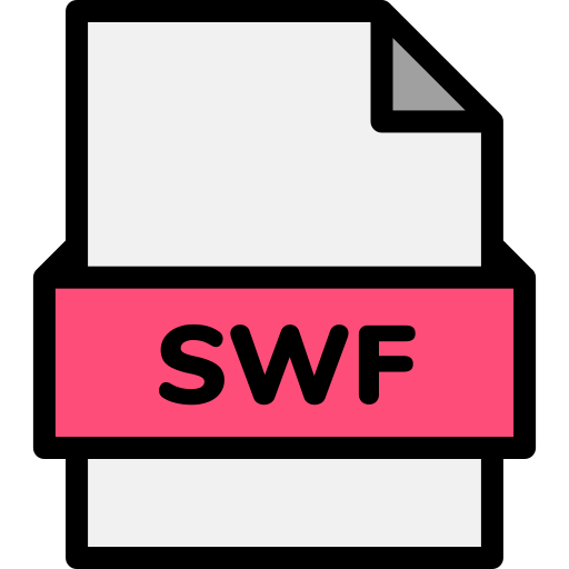 swfファイル Generic Outline Color icon