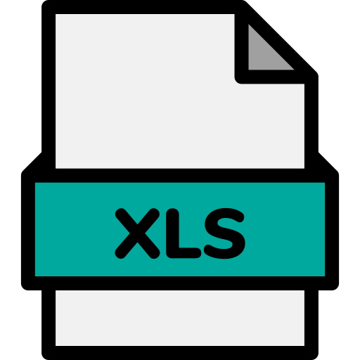 Xls file Generic Outline Color icon
