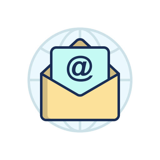 email Generic Outline Color icono