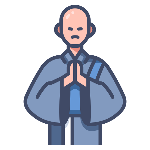 Monk MaxIcons Lineal color icon