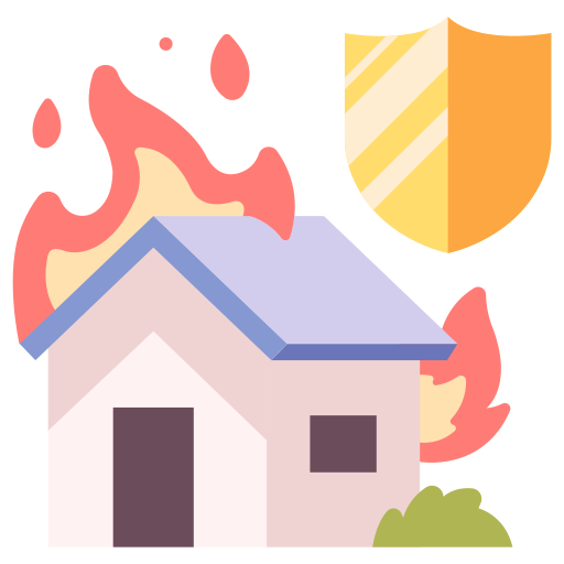 Home insurance MaxIcons Flat icon